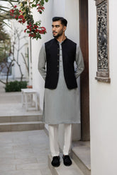 Deepak Perwani - jkt1511, Kur1384 & Pja23 - black - 3 Piece